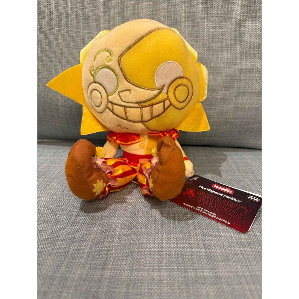 Funko FNAF Security Breach Sun Plush Five Nights at Freddys Daycare Attendant
